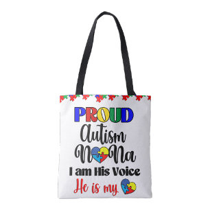 Stolze Autism Nana Einkaufstasche Tasche