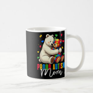 Stolze Autismus-Mama-Bär Autismus-Bewusstsein Auti Kaffeetasse