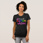 Stolze Autismus-Mama T-Shirt (Vorne ganz)