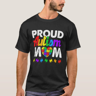 Stolze Autismus-Mutter Autismus-Bewusstsein Akzept T-Shirt