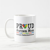Stolze Autismus-Mutter Kaffeetasse (Links)