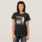 Stolze Autismus-Mutter Mutter Autismus-Bewusstsein T-Shirt (Vorne ganz)
