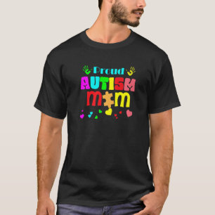 Stolze Autismus-Mutter Unterstützt Autistischen Au T-Shirt