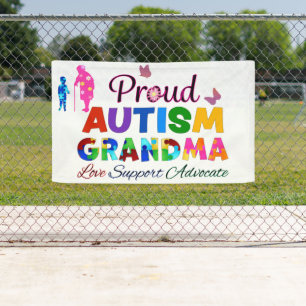 Stolze Autismus-Oma Banner