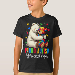 Stolze Autismus-Oma-Bär Autismus-Bewusstsein Sohn T-Shirt