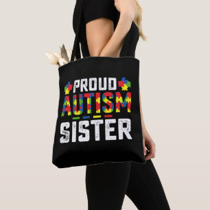 Stolze Autismus-Schwester-Bewusstsein Autistische  Tasche