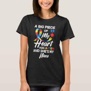 Stolze Autismus-Tante Onkel Autistische Nichte Aut T-Shirt