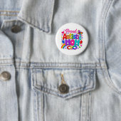 Stolze Autistische Mutter Button Pin | (Beispiel)