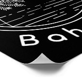 Stolze Bahamas Bahamaer Flagge Geschenk Design Ide Poster (Ecke)