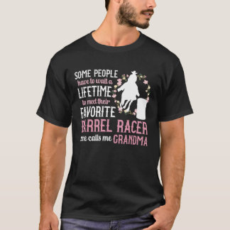 Stolze Barrel-Racing-Oma Barrel-Racerin Großmutter T-Shirt