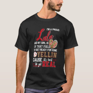 Stolze Baseball Lala Baseball Familienpassende T-Shirt