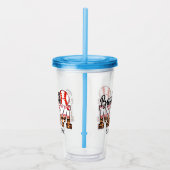 Stolze Baseball-Mama - Game Day Enthusiasten Acryltrinkbecher (Rechts)