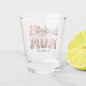 Stolze Baseball-Mama - Game Day Enthusiasten Schnapsglas (Rückseite)