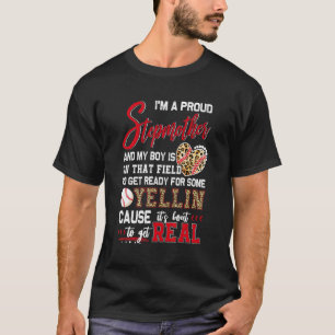 Stolze Baseball-Stiefmutter Baseball-Familie passe T-Shirt