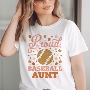 Stolze Baseball-Tante T-Shirt