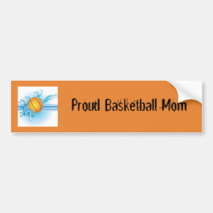 Stolze Basketball-Mutter Autoaufkleber