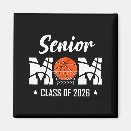 Stolze Basketball-Mutter eines Seniors bei der Abs Magnet (Vorne)