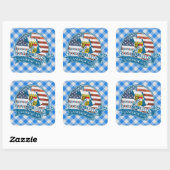 Stolze bayerische amerikanische Sticker (Blatt)