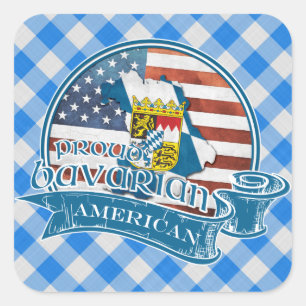 Stolze bayerische amerikanische Sticker