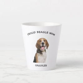 Stolze Beagle Mama Personalisiert Hunde Foto Milchtasse