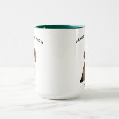 Stolze Beagle Mama Personalisiert Hunde Foto Tasse (Zentrum)