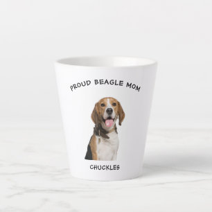 Stolze Beagle-Mama Personalisiertes Haustier-Hunde Milchtasse