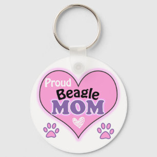 Stolze Beagle-Mama Schlüsselanhänger