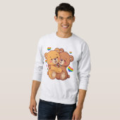 Stolze Bears Hugging - Liebe ist Liebe Sweatshirt (Vorne ganz)