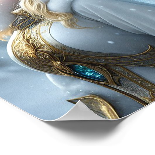 Stolze Befürworter der Schneetage Poster (Ecke)