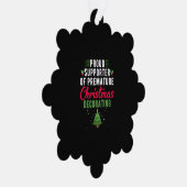 Stolze Befürworter vorzeitiger Weihnachtsdekoratio Ornament Karte (Rechts)