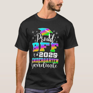 Stolze Bff eines Kindergarten-Absolventen 2025 Abs T-Shirt