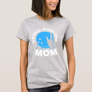 Stolze Bowling-Mutter T-Shirt