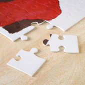 Stolze Brown-Dame Puzzle (Seite)