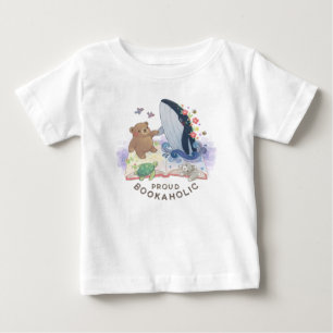 Stolze Buchsüchtige: Magie der Bücher Illustration Baby T-shirt