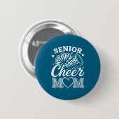 Stolze Cheerleader-Mutter Klasse 2026 Grafik Kunst Button (Vorne & Hinten)