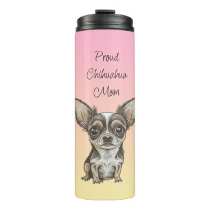 Stolze Chihuahua-Mama Thermosbecher