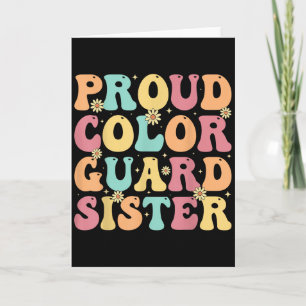 Stolze Color Guard Schwester - Groovy Colorguards Karte