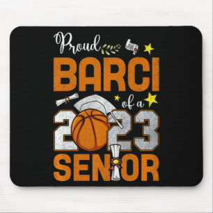 Stolze Damen-Barci eines Basketball-Seniors 2023 Mousepad