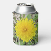 Stolze Dandelion-Blume. Dosenkühler (Kanne Rückseite)