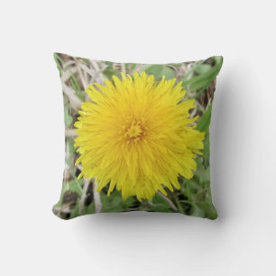 Stolze Dandelion-Blume. Kissen