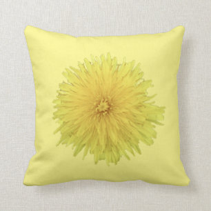 Stolze Dandelion-Blume. Kissen