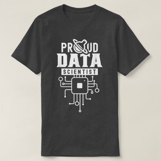 Stolze Data Scientist Analyst Science Analyse T-Shirt (Design vorne)