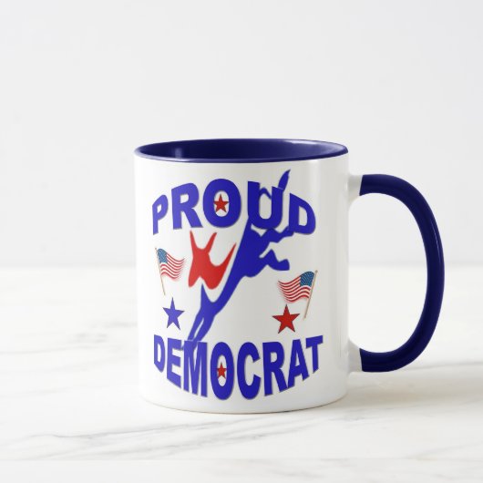 Stolze Demokrat-Kaffee-Tasse Tasse (Rechts)