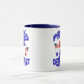 Stolze Demokrat-Kaffee-Tasse Tasse (Zentrum)