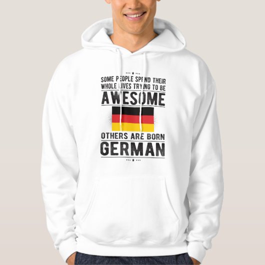 Stolze deutsche Flagge Deutschland Heritage Deutsc Hoodie (Vorderseite)