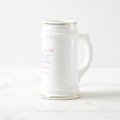 Stolze Ehefrau Bierglas (VorderseiteRechts)