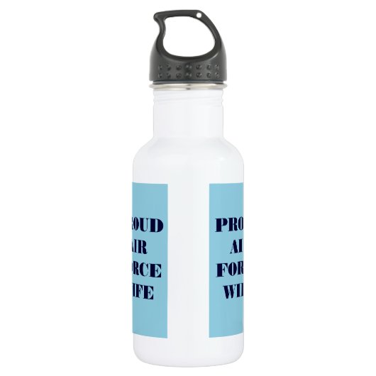 Stolze Ehefrau der Luftwaffe Trinkflasche (Rückseite)