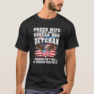 Stolze Ehefrau der SpP des Veteranen aus dem Korea T-Shirt