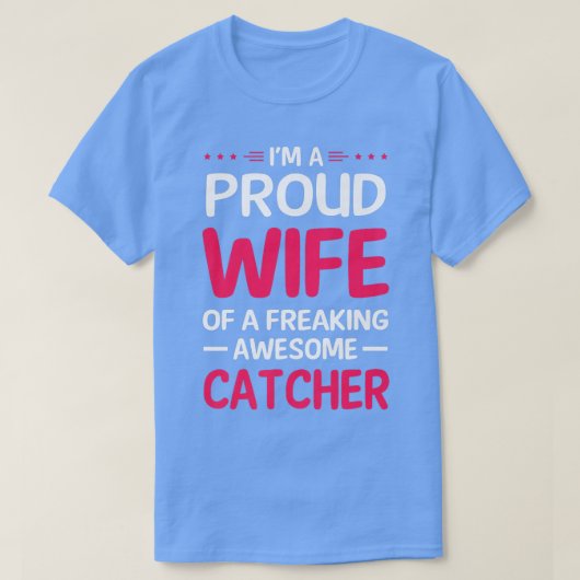 Stolze Ehefrau des Phantastischen FANGERS T-Shirt (Design vorne)