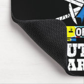 Stolze Ehefrau eines autistischen Kriegers Mousepad (Ecke)